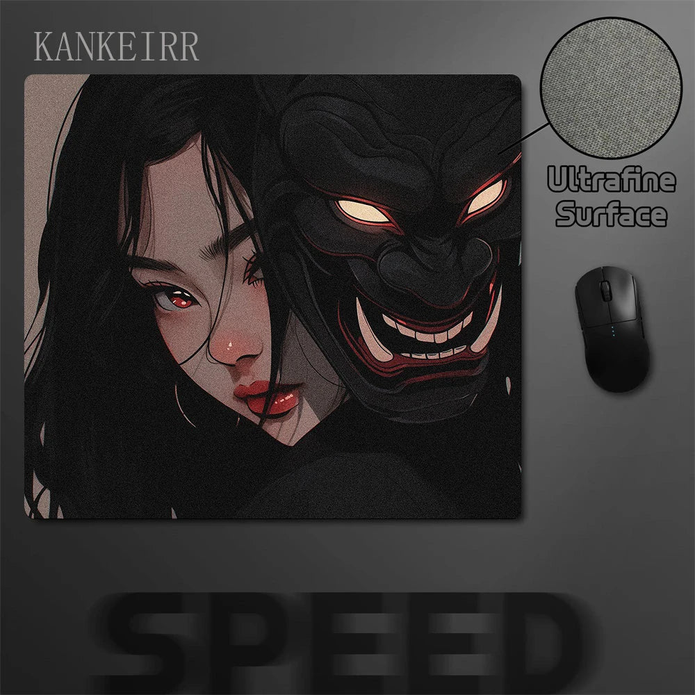 Mousepad - Oni Mask Girl
