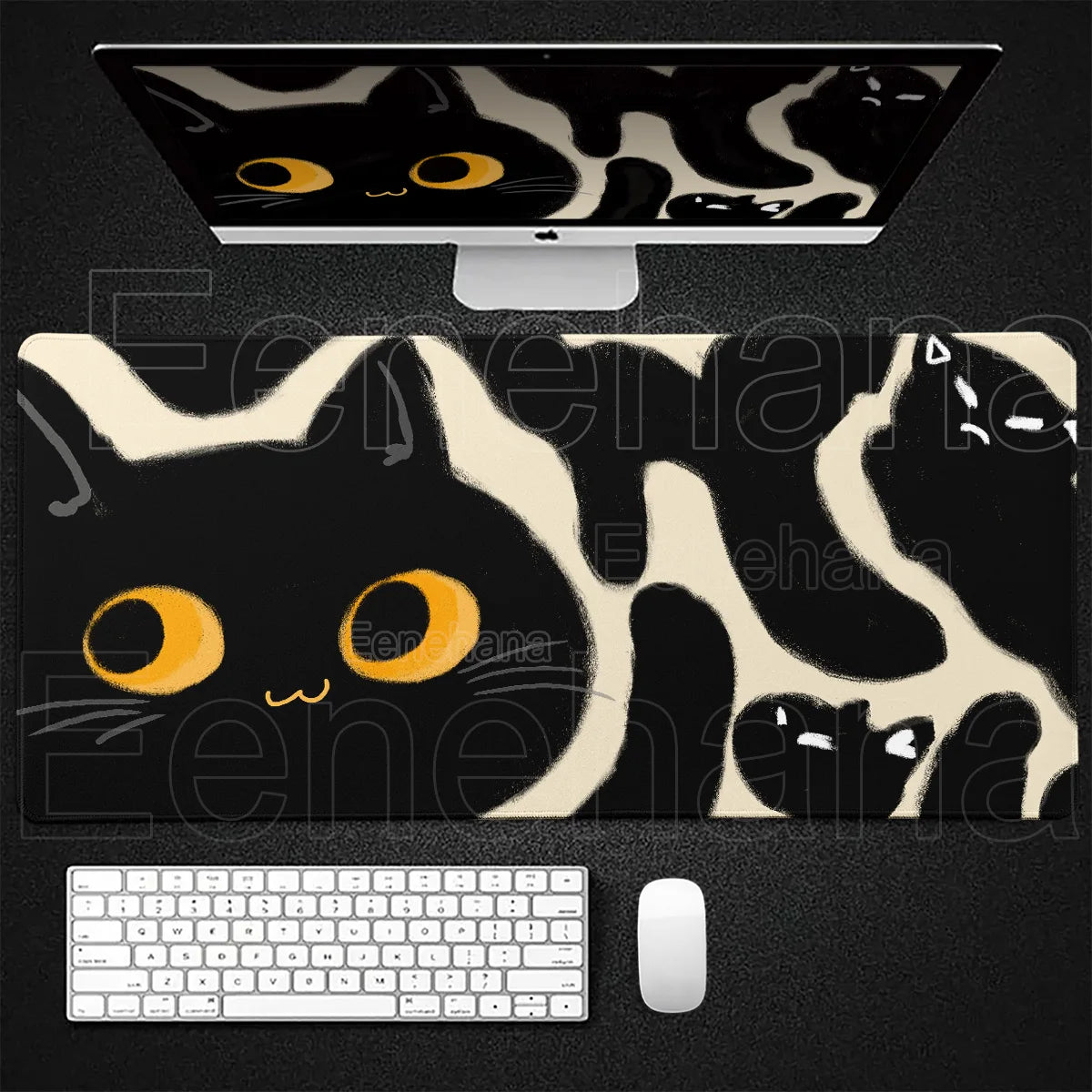 Mousepad - Black Cat