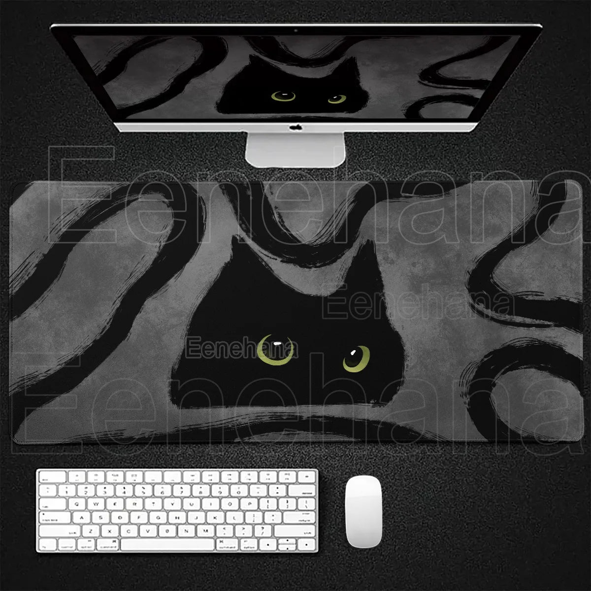 Mousepad - Black Cat