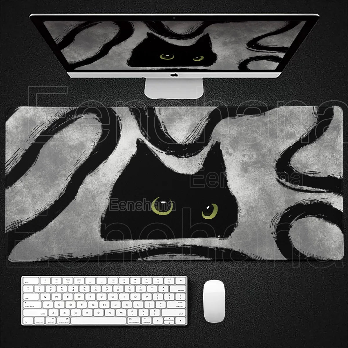 Mousepad - Black Cat