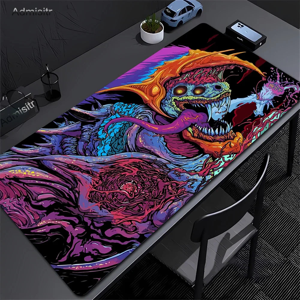 Mousepad - Dragon B&W