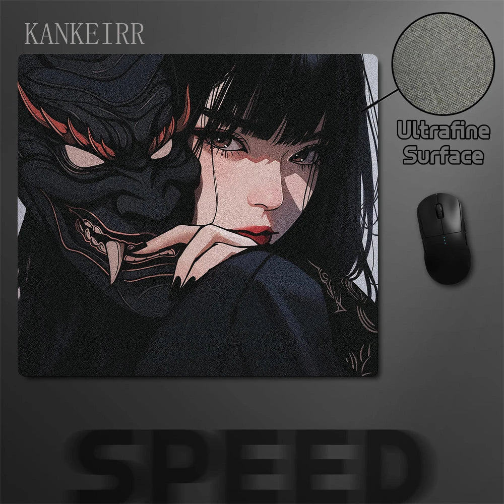 Mousepad - Oni Mask Girl