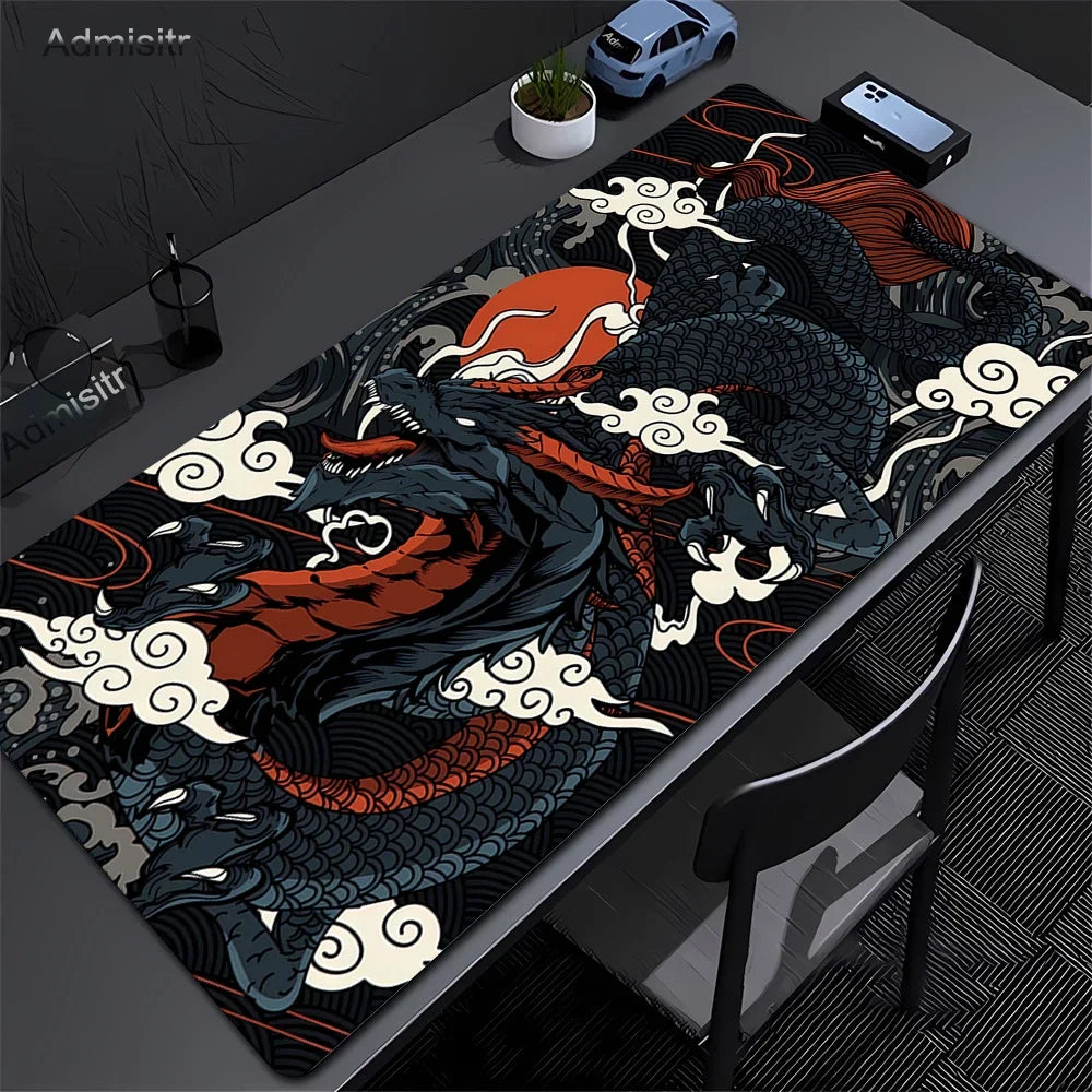 Mousepad - Dragon B&W
