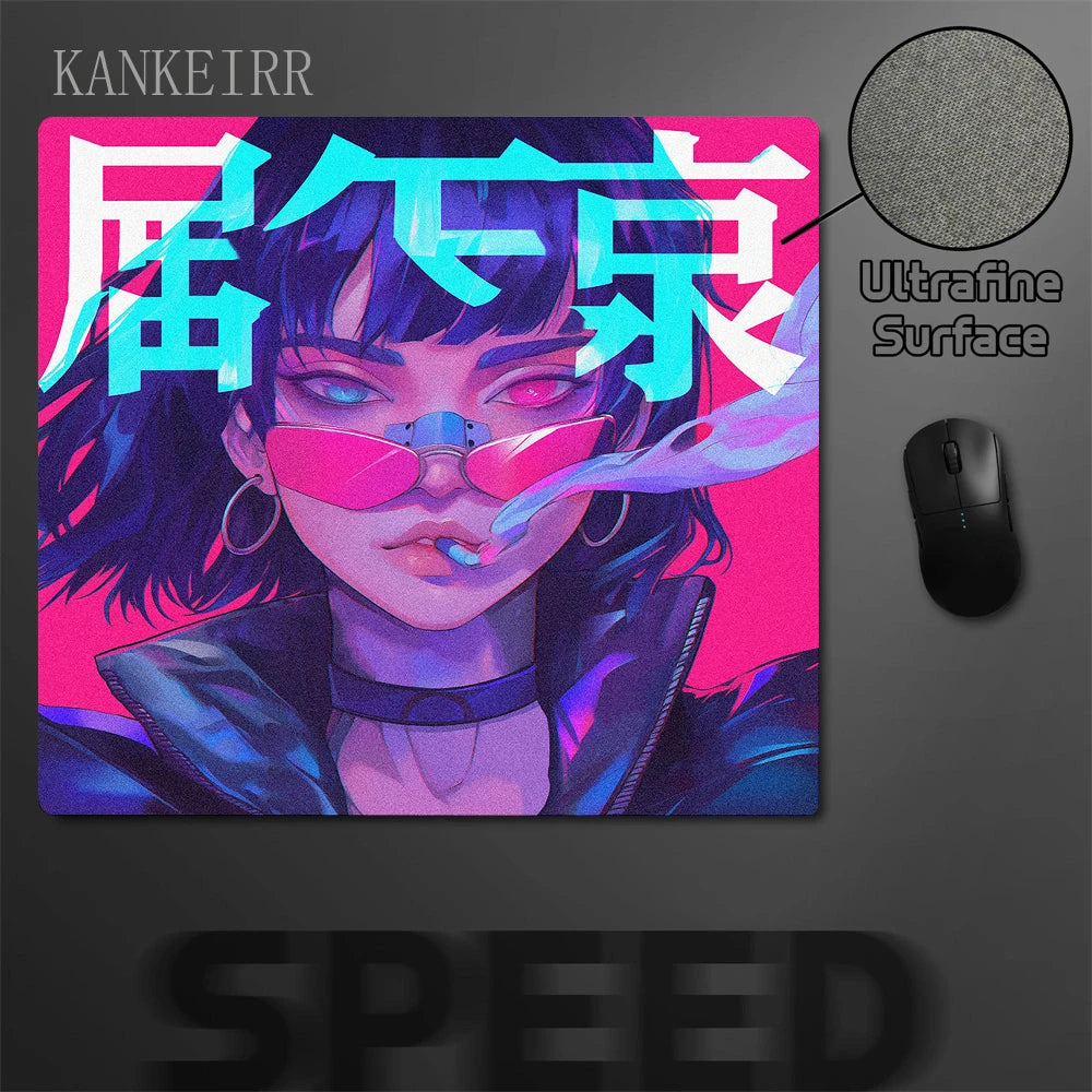 Mousepad - Oni Mask Girl
