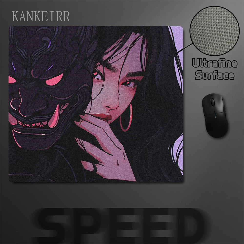 Mousepad - Oni Mask Girl
