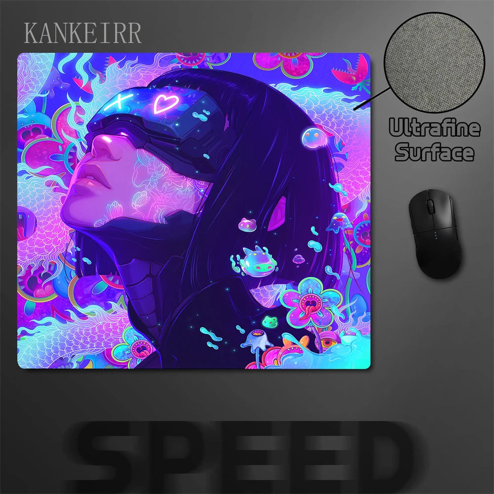 Mousepad - Oni Mask Girl