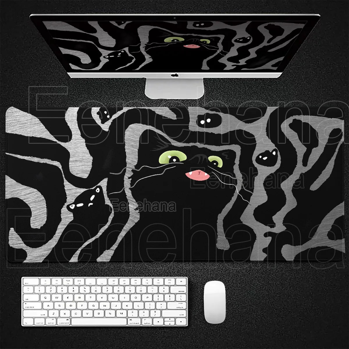 Mousepad - Black Cat