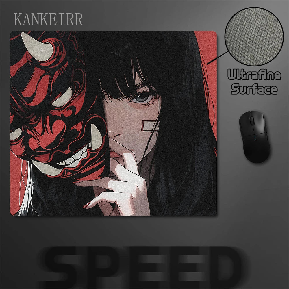 Mousepad - Oni Mask Girl
