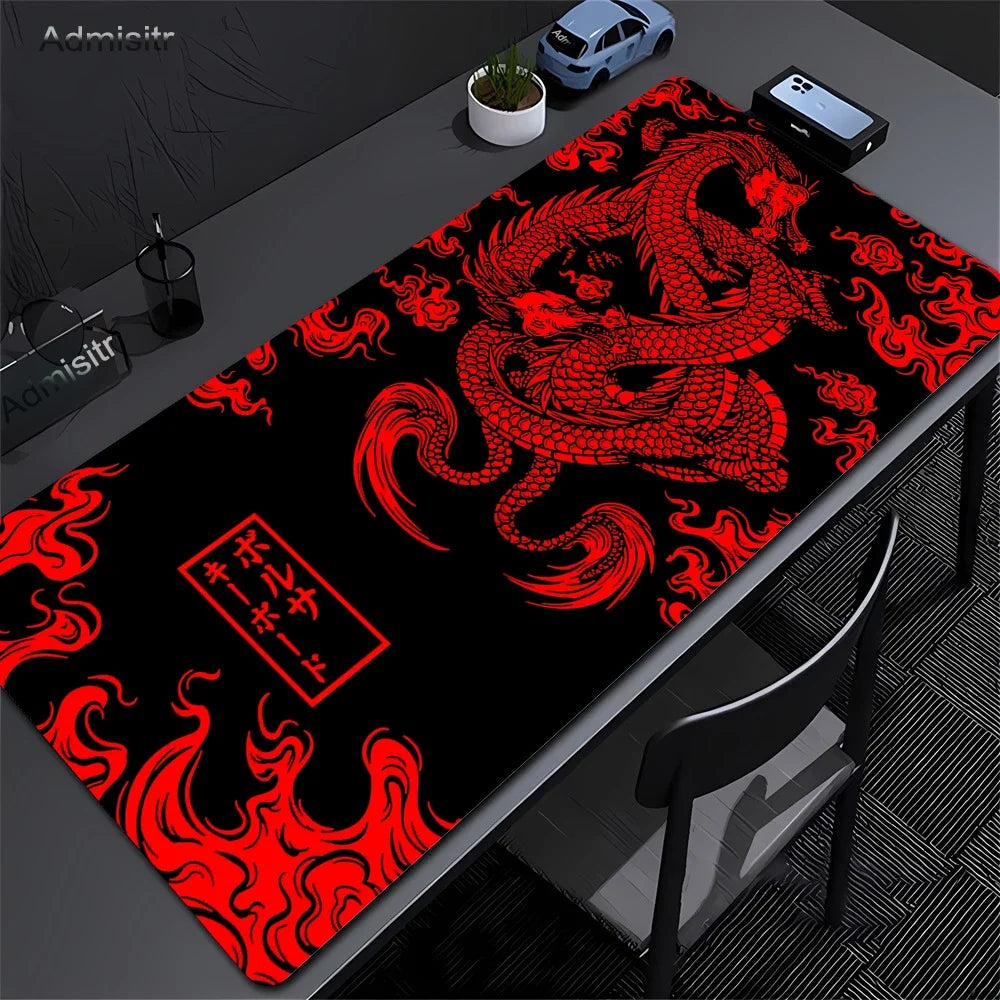 Mousepad - Dragon B&W