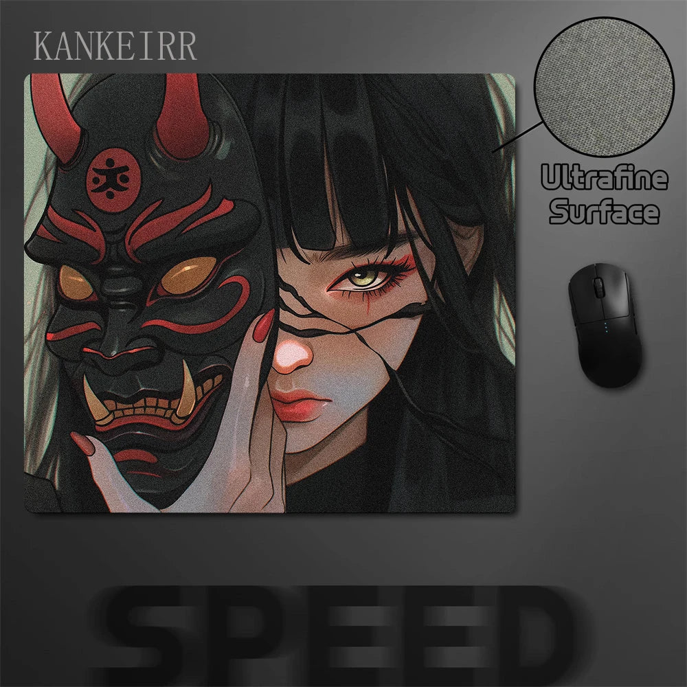 Mousepad - Oni Mask Girl