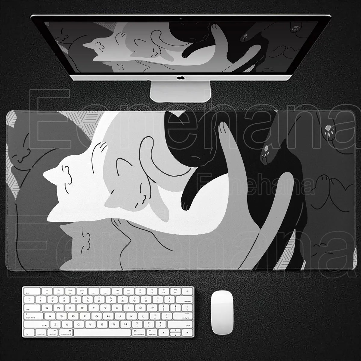 Mousepad - Black Cat