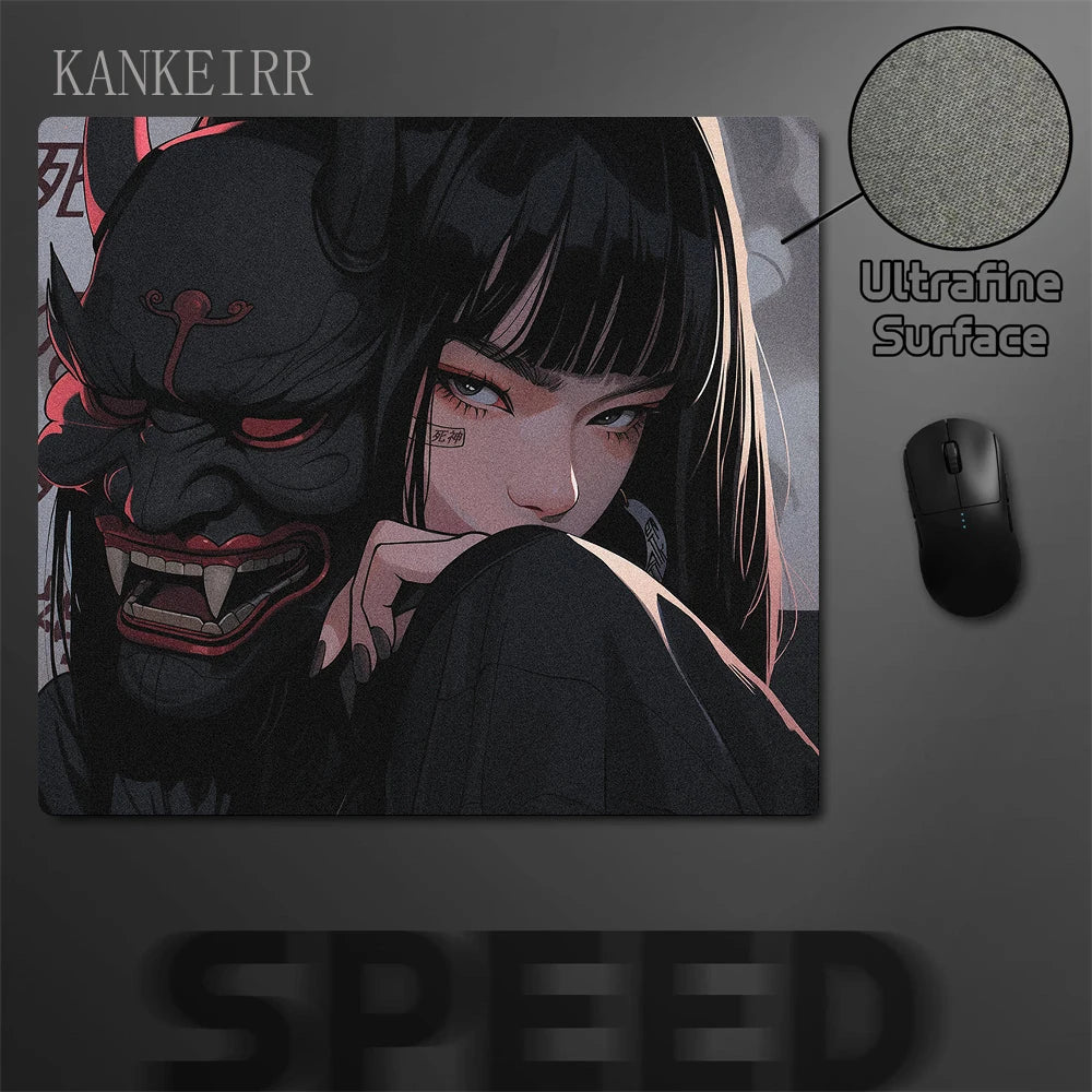 Mousepad - Oni Mask Girl