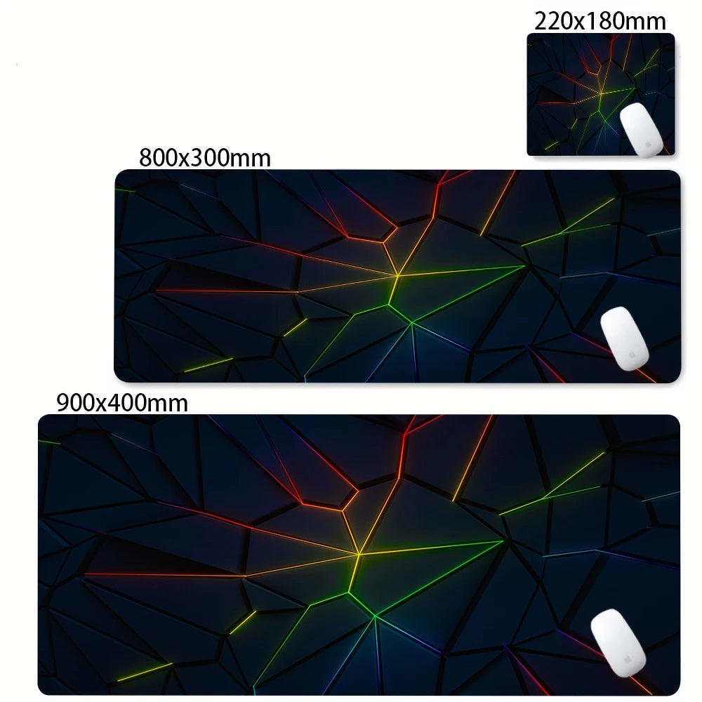 Mousepad - Neon Geometry