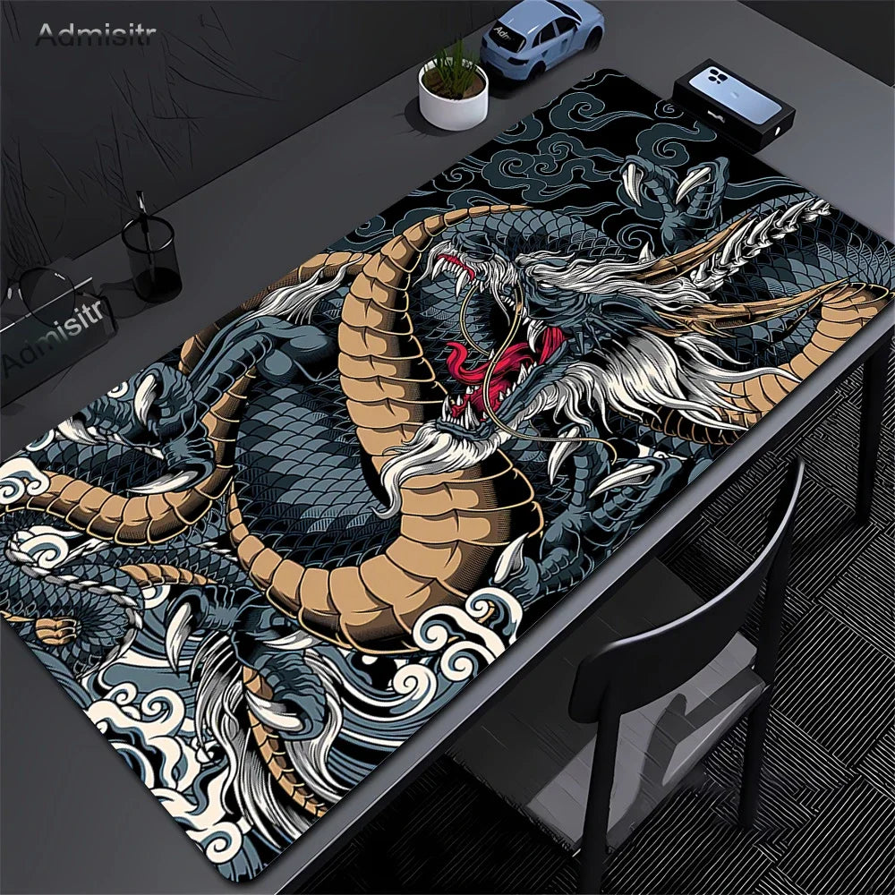 Mousepad - Dragon B&W