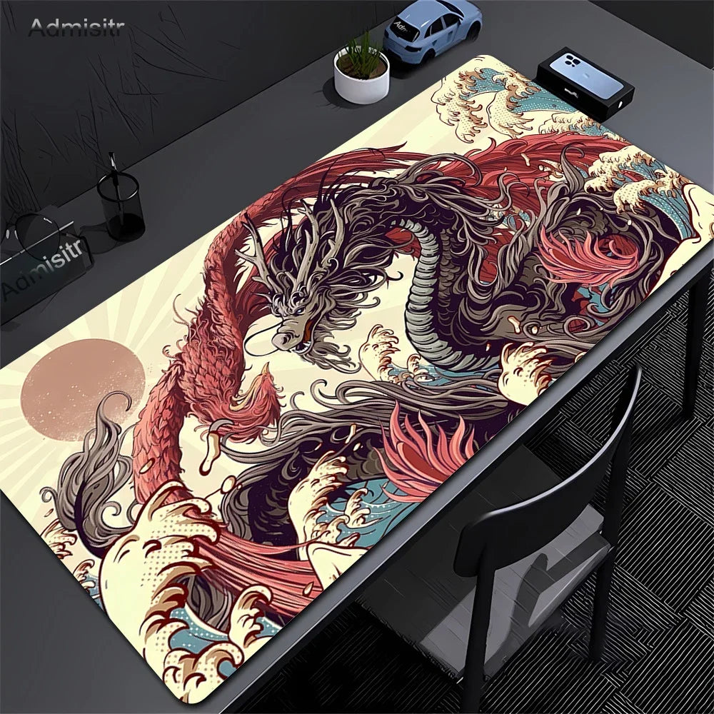 Mousepad - Dragon B&W