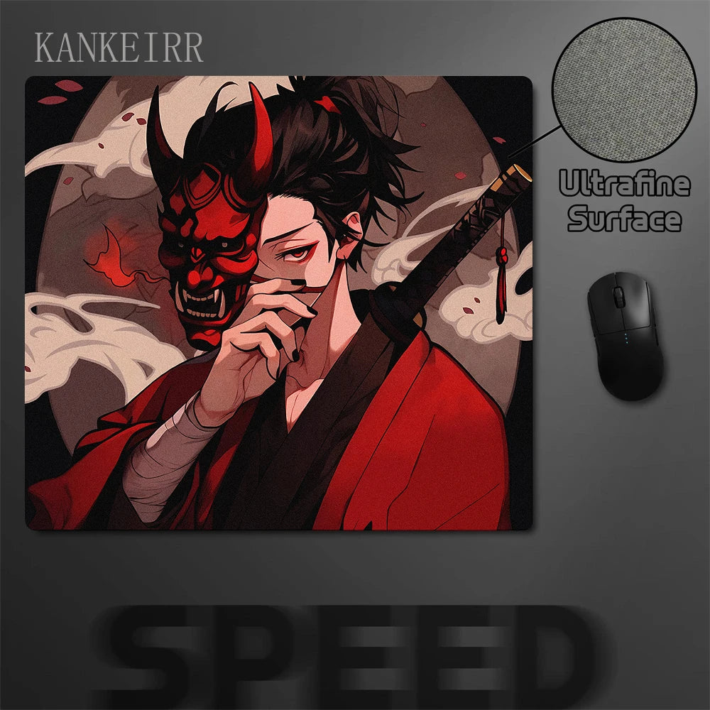 Mousepad - Oni Mask Girl