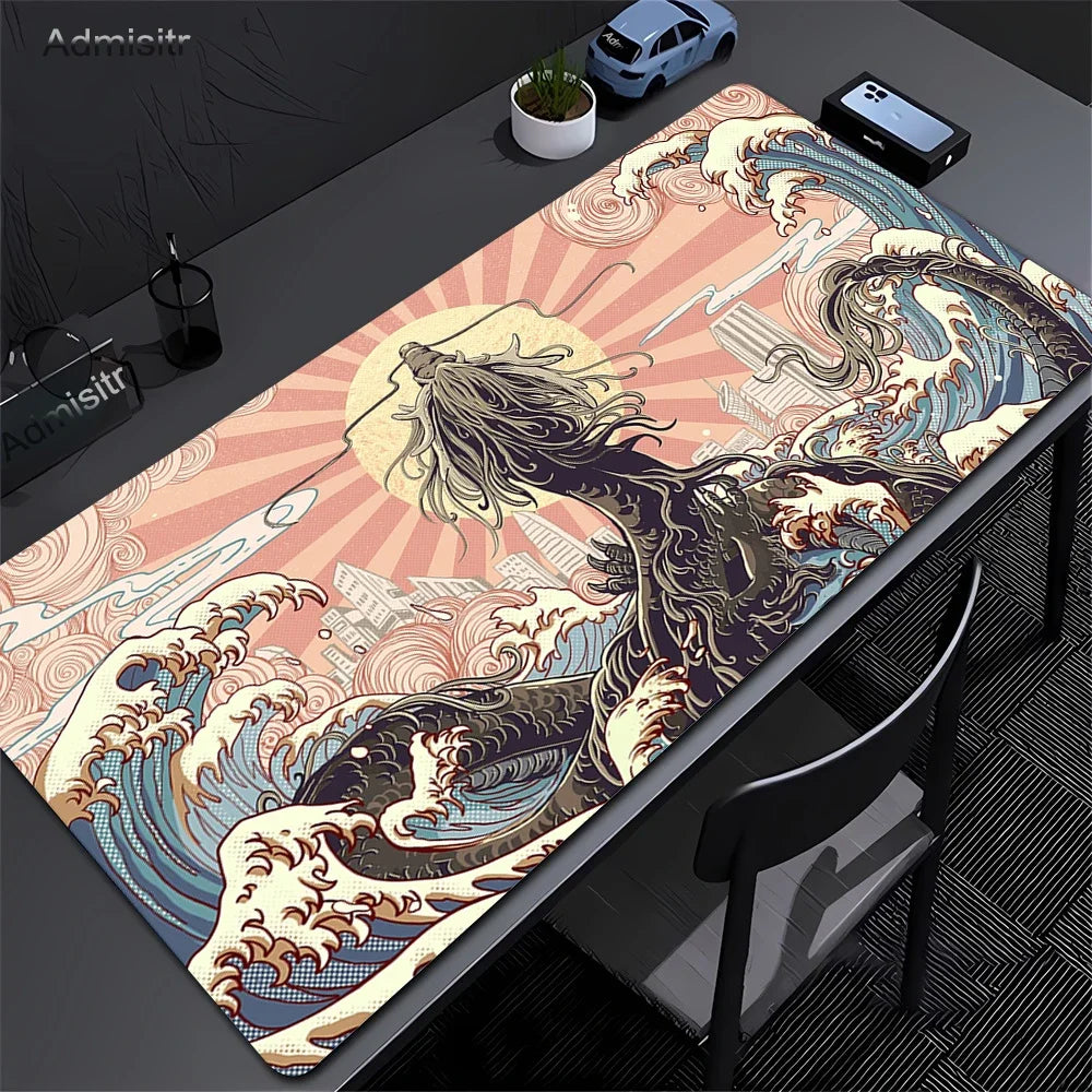 Mousepad - Dragon B&W