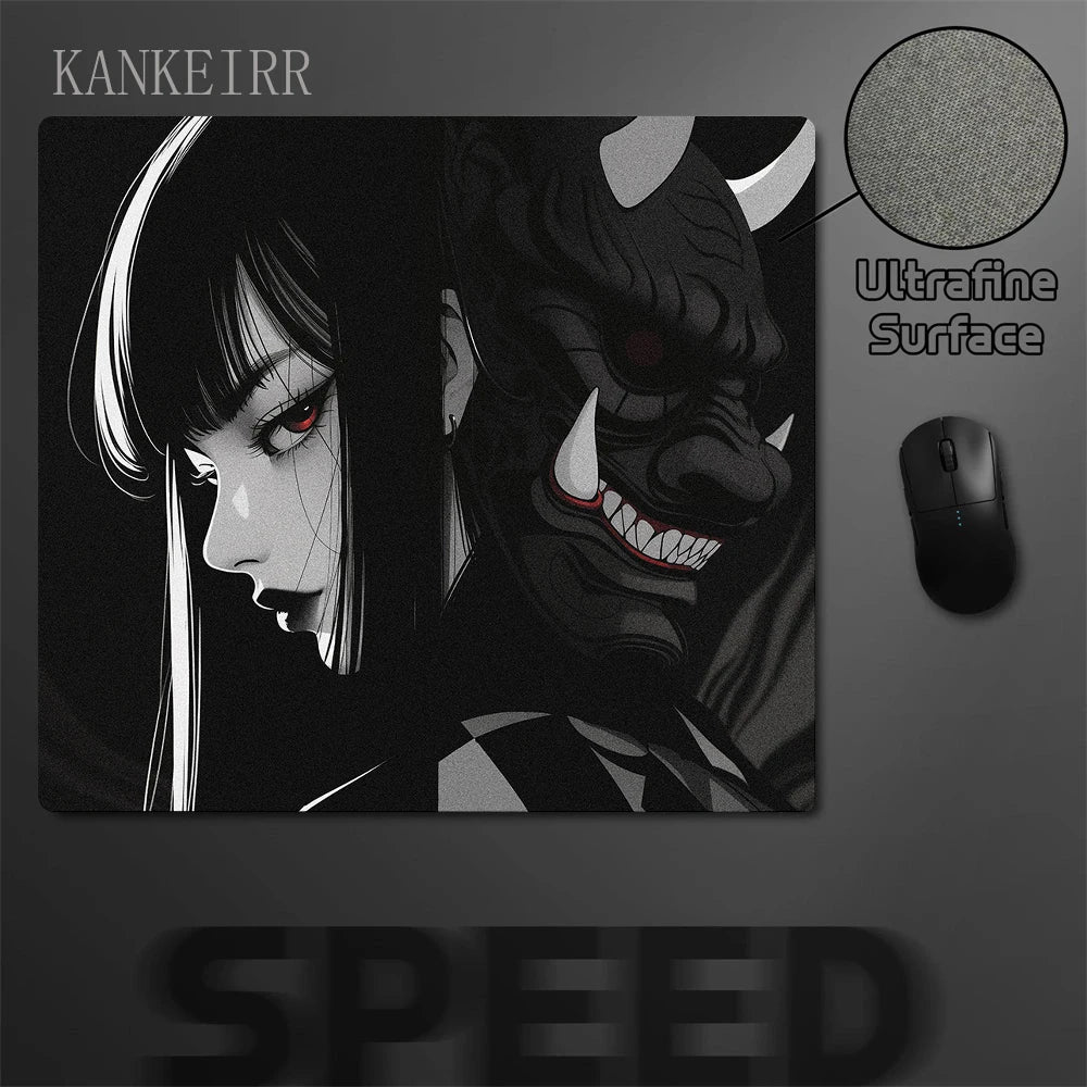 Mousepad - Oni Mask Girl