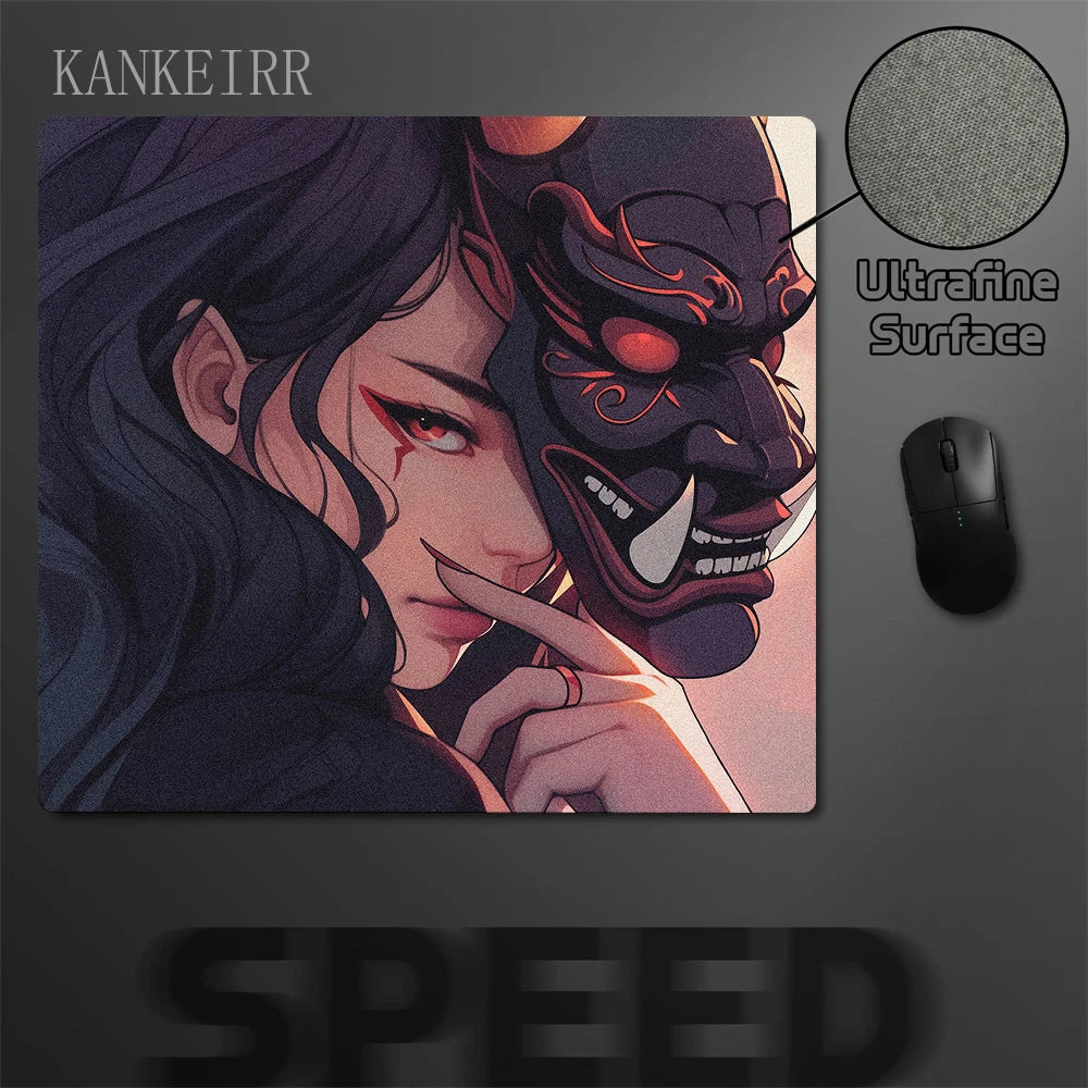 Mousepad - Oni Mask Girl