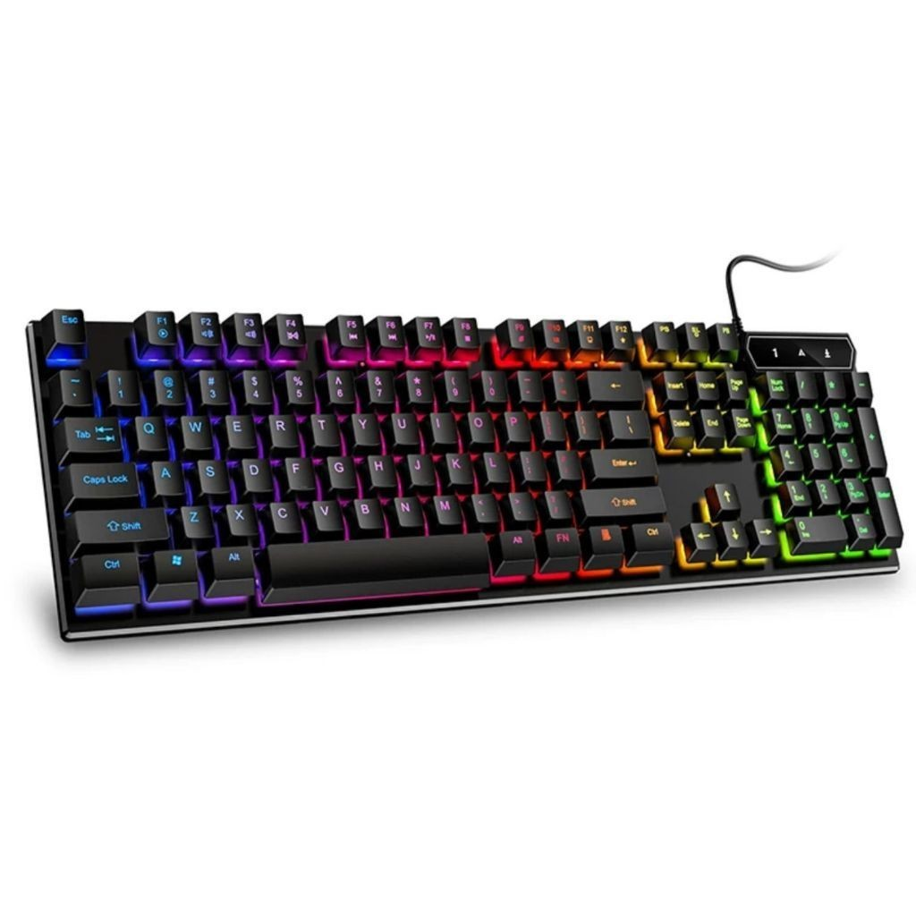 Teclado Gamer Semi-Mecânico RGB